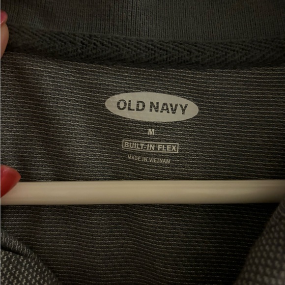 Old Navy, size medium, gray polo shirt - Picture 3 of 4